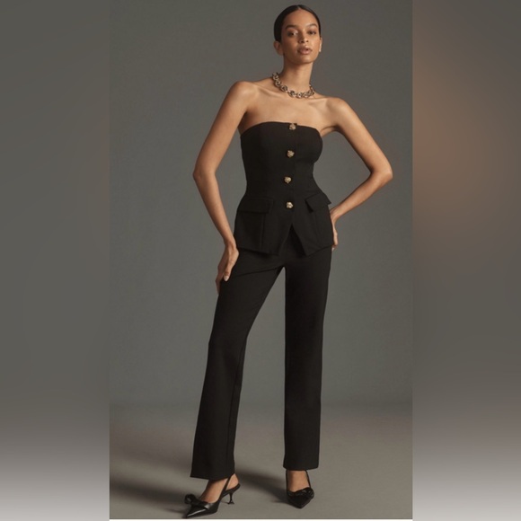 Anthropologie Pants - ANTHROPOLGIE MAEVE Structured Twofer Jumpsuit SIZE: XS